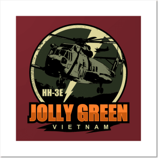 HH-3E Jolly Green Giant Vietnam (distressed) Posters and Art